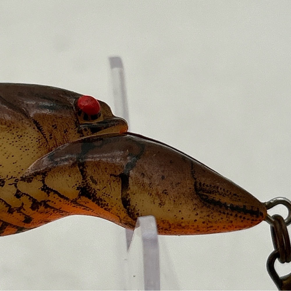 Vtg REBEL CRAWFISH Crankbait Fishing Lure 2” 0.3oz Big Bass Fishing Lure - Picture 7 of 14